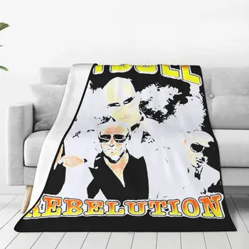 Pitbull Mr.Worldwide Винтажное плюшевое одеяло Модни наметала за дома