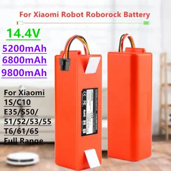 Robotic staubsauger ерзац head Batterie für Xiaomi Roboter Roborock S50 S51 S55 Zubehör Ersatzteile li-ion akku 5200mAh