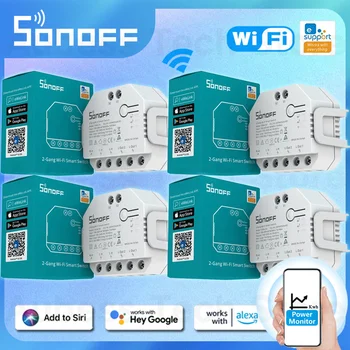 SONOFF DUAL R3 WiFi Smart Switch 2 Банда Двойна Релеен Модул За Измерване с САМ Модула на Ключа за Светлината, За eWeLink Алекса Google Home