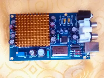 TDA1543T Декодер КПР компютър USB Външна звукова карта, такса декодер треска 4 и обновена версия 6 и