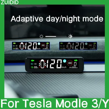 Tesla Модел 3 Y 3,9-инчов Автоматично Hud Дисплея на измерване на Скоростта Централен дисплей Електронни Аксесоари