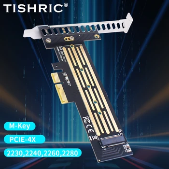 TISHRIC M. 2 PCIE Адаптера M2 NVME SSD устройство PCIE 4X Конвертор M-Key PCI Express x4/8/16 Странично Card Разширение на компютъра Допълнителна карта