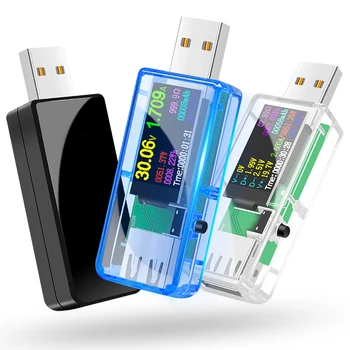 U96P USB-тестер, цифров мултицет за постоянен ток, волтметър, ваттметр, Индикатор за Текущото Напрежение, Електрически амперметър, електромера, Детектор такса