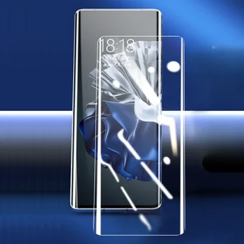 UV Закалено Стъкло За Huawei P60 Pro P60Pro P60Art Пълно Покритие на 3D Извити Защитно Фолио За Екрана Пълен с Лепило UV Стъкло За Huawei P 60 Арт