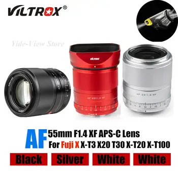 Viltrox 56 мм Обектив F1.4 XF за Fuji X Mount Портретен обектив с голяма бленда, AF За Фотоапарати Fujifilm XT3 XT30 XT2 X-PRO3 X-E3 XT4