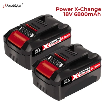 X-Change 6800 mah Смяна на батерията Einhell Power X-Change е Съвместим с всички батерии Einhell Tools 18 В с led дисплей