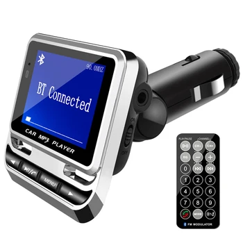Автомобилен FM Предавател, Bluetooth Автомобилен MP3 С Голям Екран, Подкрепа TF карта, U-Диск, USB порт, Зареждане на Авторадио