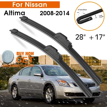 Автомобилна Четка за Чистачки За Nissan Altima 2008-2014 Предното Стъкло Гумена Пълнеж от Силиконова Чистачка на Предното Стъкло 28 