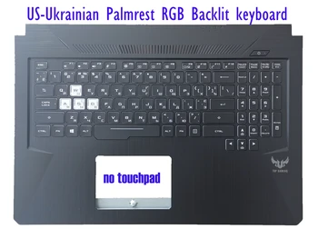 Американско-украинския клавиатура с поставка за ръце с RGB подсветка за ASUS TUF705D, TUF705DD, TUF705DT, TUF705DU, TUF705GE