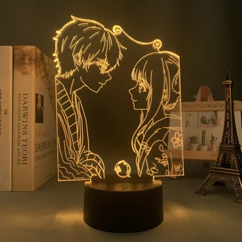 Аниме Led лампа Hyouka Novel за украса спални, лека нощ, подарък за Рожден Ден, Манга, настолна 3D лампа за стая, роман Hyouka