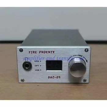 Аудиодекодер КПР-05, честотен обхват: 20 Ч-30 khz, цифров вход: COA OPT USB, RCA и изход за слушалки
