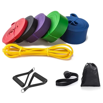 Бандажи за кабела със съпротивление за тежките тренировки, ластични бандажи за фитнес, определени бандажей за тяло