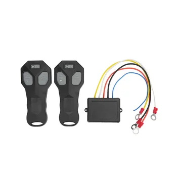 Безжичен Комплект за дистанционно управление на лебедка, оборудване запечатване гумена бутон, контролер лебедка за автомобили, атв, камиони