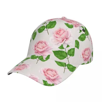 Бейзболна шапка skuilles с флорални рози, приталенная шапка възстановяване на предишното положение за мъже и жени, ежедневни шапка от слънце, градинска шапка