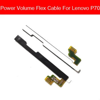 Бутон за включване-изключване и регулиране силата на звука, гъвкав кабел за Lenovo P70, преминете на силата на звука, контрол нагоре и надолу и гъвкава лента, резервни Части за ремонт на