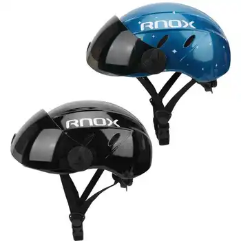 Велосипеден мотоциклет шлем RNOX унисекс, вграден универсален лек шлем с предпазна козирка за колоезденето