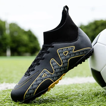 Висок клас футболни обувки Mbappé на едро, здрави футболни обувки за мъже и Жени, Спортни обувки за мини футбола на открито, Размер 32-47