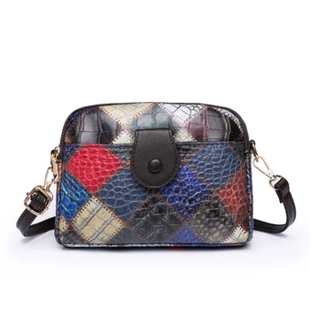 Висококачествена Чанта за през Рамото от мека Кожа, дизайнерски дамски чанти в клетката в стил ретро, дамски чанти, дамски чанти, луксозни дамски Чанти-незабавни посланици