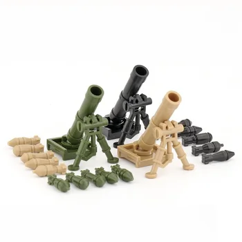 Военни хоросан оръжия на Втората световна война, оръжия за войници, Части за пистолети, фигурки Brinquedos, аксесоари, градивен елемент, модел тухли, мини-играчки