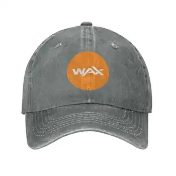 ВОСЪК (WAXP) Висококачествен деним, шапка с логото, бейзболна шапка, вязаная капачка