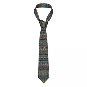 Вратовръзки, местни, етнически африканци унисекс от полиестер 8 см племето сиу-апачи, вратовръзка за мъжки ежедневни широката риза, Аксесоари Gravatas