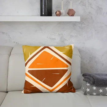 Геометрична серия Печатни покрива възглавница с абстрактна peachtree кожата, Калъфки за домашно дивана, Калъфи за възглавници с цип
