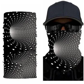 Градинска Туризъм маска за лице Sacrf с 3D забавно принтом, Ветрозащитная Безпроблемна спортна Вълшебна маска за лице-тръба за врата, туристически шалове