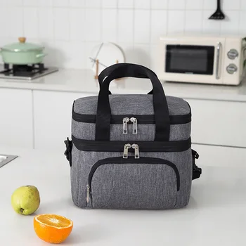 Двупластова самозалепваща чанта на ЕВА, чанта за пикник на открито, туризъм преносим чанта за обяд, чанта за опазване на ланча