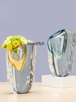 декорация на вази от пузырькового стъкло lt Течност за омывания на предното стъкло договореност Вход в хола Стаята за проби Мек Украса