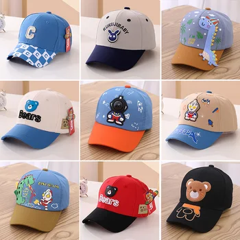 Детска бейзболна шапка с Анимационни герои, козирка за момчета и Момичета, Детска Шапка в стил Хип-хоп, Солнцезащитная шапка, Детска Шапка Лятна шапка за Деца
