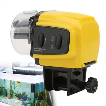 Дигитален автоматичен фидер за аквариуми с регулируем времето на подаване на електрическа Автоматична ясла за златни рибки за аквариум