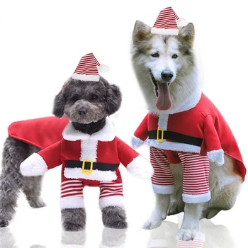 Дрехи за домашни любимци, дрехи за малките кучета, Котки, Коледно облекло за анимационни кучета, костюми за Хелоуин, качулки за котки, зимно палто за кучета чихуахуа