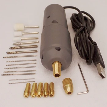Електрическа бормашина, гравировальная дръжка, въртящ се инструмент, USB-който е паркет за рязане на дърво, гравиране, Полиране, Шлайфане машина, Аксесоари