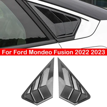 За Ford Mondeo Fusion 2022 2023 Автомобили Задната Щори Странични Шторка Тампон Стикер вентилационна (противовакуумна) канална Лъжичка ABS Аксесоари От Въглеродни Влакна