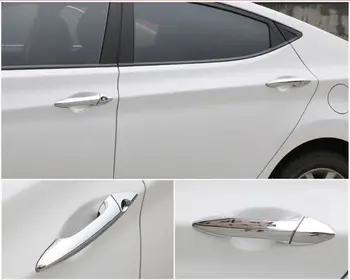 За Hyundai i35 2012 2013 2014 2015 2016 ABS Вратата дръжката е от Въглеродни Влакна, капак, лайсни, декоративни стикер, аксесоари за Полагане на автомобили