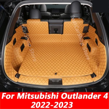 За Mitsubishi Outlander 4 2022 2023 Автомобил, напълно заобиколен подложка за задния багажник, карго палет за багажника, тампон на задния багажник
