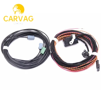 ЗА Touareg 7P6 A4 A5 A6 A7 High Line комплект камера за обратно виждане RVC Екскурзовод на линия Инсталиране на окабеляването кабел