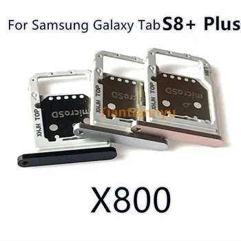За таблетен компютър на Samsung GALAXY Tab S8 12,4 SM-X800 X806 Нов адаптер за SIM-карти и Слот за притежателя на Тавата за карти Micro SD