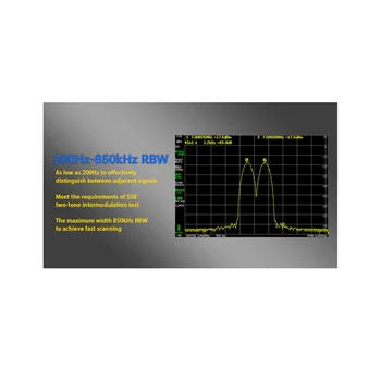 За УЛТРА 4,0-инчов преносим анализатор на спектъра, генератор на високочестотни сигнали 100 khz-5,3 Ghz с антена + радиочестотни кабел