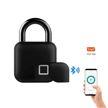 Заключване с пръстов отпечатък Sasha Bluetooth Система за заключване на вратите с пръстов отпечатък Smart Lock Тежкотоварни биометрични castle е Идеално подходящ за всички брави
