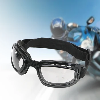 Защитни очила Мотоциклетни многофункционални очила, Сгъваеми очила, фарове за ветроупорен ски очила, очила за състезания по оф-роуд