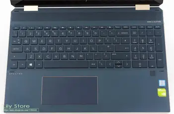 Защитно покритие на лаптоп клавиатура за лаптоп HP Spectre x360 15-DF1013TX 15-df1033dx 15-df0013dx 15-df0070nr 15-df0000 15 