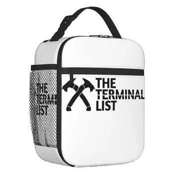 Индивидуална чанта за обяд The Terminal List Movie за мъже и жени, охладител, термоизолированные обяд кутии за деца в училищна възраст