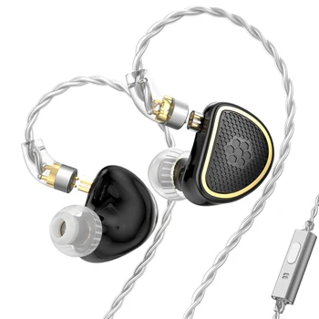Кабелни слушалки, слушалки в ушите с балансиран инсталации, слушалките с шумопотискане, с щепсел с 3.5 мм, удобен за носене, за правенето на музика, бягане, спорт