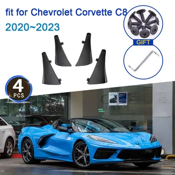 Калник на задно колело за GMSV Chevrolet Corvette C8 2020 2022 2023 2021 Аксесоари 4x Автомобилни Калници За Предните и на Задните Колела, Калници Auto