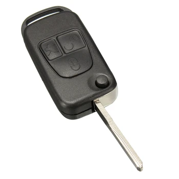 Калъф за Дистанционно Ключ с 3 Бутона За Mercedes Benz ML C CL S SL SEL Class