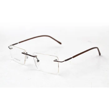 Квадратни Очила за късогледство без рамки, Мъжки слънчеви Очила за Късогледство, Дамски Очила за Късогледство, Оптични очила по рецепта -1,0 ~ -6,0 N5