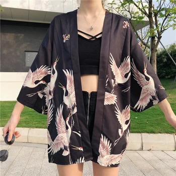 Кимона, жилетка, туника, дамски потници и блузи, лято 2020, дамски топове, кимона, дамски японската облекло в стил бохо, директна доставка на AA001