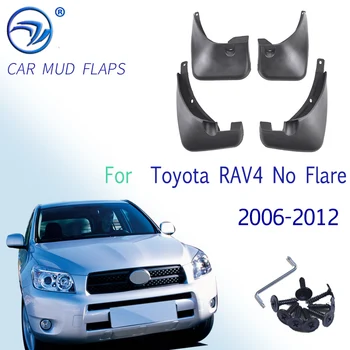 Комплект брызговиков за Toyota RAV4 без светкавица 2006-2012 Калници калник на задно колело Калници Крило 2007 2008 2009 2010 2011