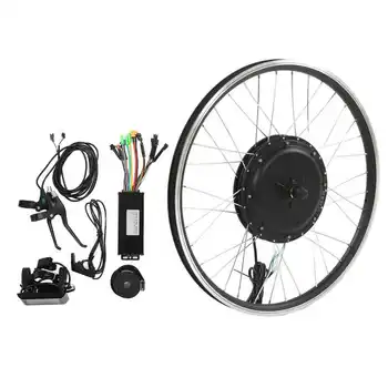 Комплект за преоборудване переднеприводного колела велосипед с капацитет 26 инча 48V1000W с LCD-панел S900 за електрически мотор-скутер